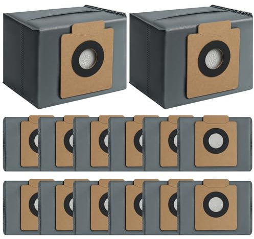 Bluearks14 Stück Staubsaugerbeutel für Eufy X8, Eufy X8 Pro/X10 Pro Saugroboter, Staubbeutel Ersatz Beutel Zubehörset, 3L großer Kapazität