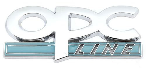 VIPHID 3D Autoaufkleber für Opel Astra Corsa OPC Line, Karosserie Seitenflügel Dekoration Aufkleber, Grill Aufkleber Seitliches Emblem Abzeichen, Autoinnen und Außendekoration,D