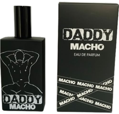 Daddy Macho Parfüm für Herren, 30 ml, anspruchsvoller, eleganter und raffinierter maskuliner Duft, Lavendel, Bergamotte, Iris, Kardamom, Kakao, Leder, Vetiver, Bernstein
