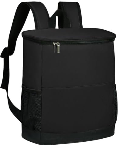 Zqkimzi Isolierte Kühltasche, Lunchbox, große isolierte Kühltasche, isolierte Kühltasche mit Schultergurt, Rucksack, Wanderzubehör, leichte Reise für Mittagessen, Picknick,