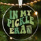 Pickle Ornament 2024 – Gurkenornamente für Weihnachtsbaum, Gurkenornamente, Gurkenkugel Ornamente für Weihnachtsbaum – Weihnachtsgurke Ornament – Gurken-Geschenke – Acryl-Essiggurke Weihnachtsschmuck