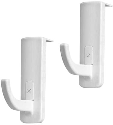 KONTONTY 2 Stück Kopfhörerhaken Selbstklebend aus Kunststoff für Headset