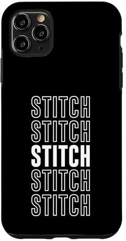 iPhone 11 Pro Max Stitch Case