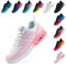 Hitmars Scarpe da Running Corsa Donna Respirabile Leggero Scarpe da Ginnastica Sportive Basse Interior Casual all'Aperto Fitness Running Sneakers Rosa 36 EU