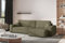 Kaiser Möbel - Ecksofa mit Schlaffunktion - Big Sofa - 274 x 142 cm - Cord Stoff, L Form, XXL, mit Bettkasten - Große Liegefläche 230 x 140 cm - Eckcouch, Wohnlandschaft - Best XL Rechts, Olive