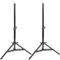 BOLLUMA 2x 70cm Mini Light Stand, Aluminium Travel Tripod Stand, Adjustable Lightweight Studio Outdoor Photography with 1/4 Screw, 2kg Load, for Ring Light, Flash, Softbox, Podcast, 2 Packs