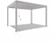 Pavillon Pergola 3x4m Terassenüberdachung freistehend mit Lamellendach verstellbar Gartenpavillon Hardtop wasserdicht stabil winterfest Voll-Aluminium Grillpavillon wetterfest Weide Classic Ivory sand