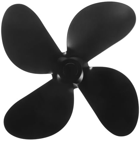 SWOOMEY Metal Fireplace Fan Part Blades Heat-powered Stove Fan Energy-saving Efficient