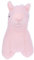 ifundom Bambola di peluche di alpaca cuscino in alpaca peluche alpaca giocattolo da cartone animato bambola di alpaca dei cartoni animati pupazzo di pezza cotone pp rosa