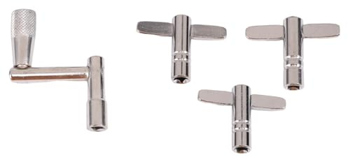 Xnuiasqe Drum Keys 4 Pack Drum Tuning Key with Continuous Motion Speed Key Percussion Instruments Parts for Drummers