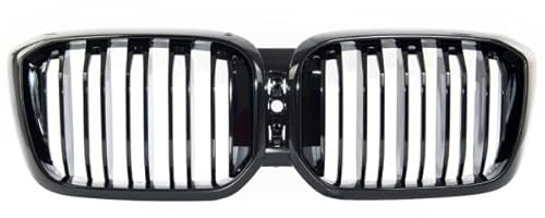 Frontgrill Glanz Schwarz passend für BMW X3 G01 X4 G02 LCI