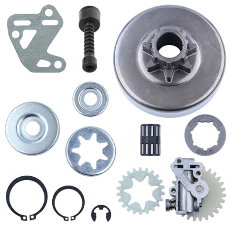 DEzxf9Rd Kit Filtro Tamburo Frizione 3/8 7T for Motosega MS380 038 MS381 1119 160 2000