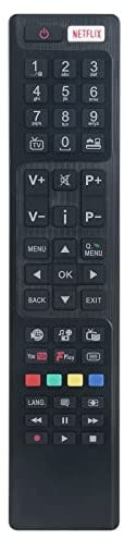 VINABTY RC4848F Remote Control replacement Fit for Bush LED32287 32 Inch HD Smart TV DLED48265FHDCN DLED48265FHDCNTD 32HBT41 LED40127FHDCNT DLED43287FHDCNTD ELED55240FHDCNTD 50HB6T72U LT-24C655