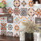 Livelynine Vinilos Cocina Azulejos Adhesivos Baño Vinilos Azulejos Para Muebles Vintage Vinilo Pared Cocina Autoadhesivo Vinilos Para Baños Azulejos Rollo Decoracion Cocina Antisalpicaduras 40CMX2M