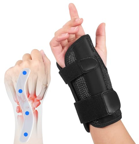 Handgelenk Bandage für Karpaltunnelsyndrom – Verstellbare Stütze mit S-förmigem Streifen für Schmerzlinderung, Sehnenentzündung und Arthritis – Neues Upgrade für maximalen Komfort