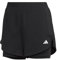 adidas Damen AEROREADY Made for Training Minimal Two-in-One Shorts, Black / White, XS