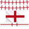 AhfuLife England St Georges Flags Bunting Set for 2025 Women's Euro Football Decorations, 12m England Bunting, 12pcs Handheld Small Flags and 1pcs 5ft x 3ft Flag for St. George's Day Rugby Party Decor