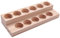 Peukerty Holztablett für ätherische Öle, 11 Löcher, handgefertigt, Naturholz, Demonstrationsstation für 5–15 ml Flaschen