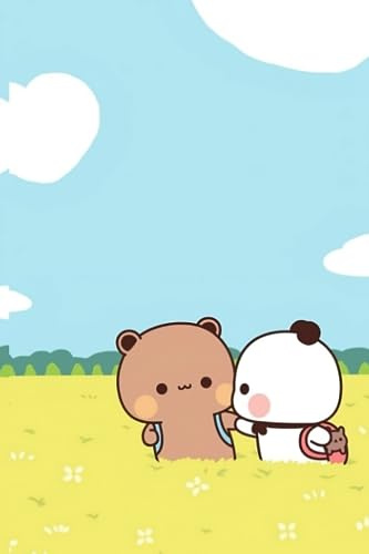Bubu Dudu cute notebook: 6*9 inch 120 lined pages notebook