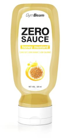 GymBeam SALSA ZERO Senape al Miele - Salsa Senza Zuccheri e Senza Grassi, Ottima a Dieta, Perfetta per Condire Carne, Verdure e Alternative Vegetali della Carne (320 ml (1er pack))