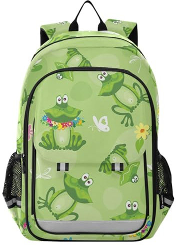 Mnsruu Frogs Toads Rucksack für Kinder, Schultasche, Damen, Herren, Laptop-Rucksack, Reiserucksack, A1596, 33x22x45cm