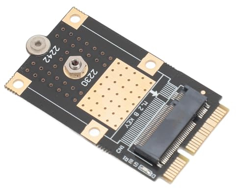 MSATA To M.2 NGFF B Key Adapter Large Storage Capacity MSATA To M.2 B Key Adapter Converter Case Enclosure for 2230 2242 SSD