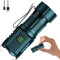 POCKETMAN 3 LED Mini Taschenlampe Extrem Hell,7 Lichtmodi kleine Torch mit Magnete,3* Starke Lampenperlen，IPX6 Wasserdicht,USB Aufladbar,mit Stift Clip Handlampe,Outdoor,Notfälle (Blaue Farbe)