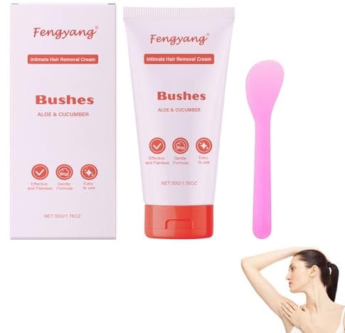 Fengyang® Bye Bye Bush Haarentfernung, Creme Zur Haarentfernung Am Körper, Schnelle Und Schmerzfreie Depilatory, Sanfte Enthaarungscreme Intimbereich