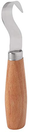 Fafeicy Trä Snidningsverktyg Ergonomiskt Högt Kolstål Blad Bekväm Handtag Handmejsel 16 Cm för Nybörjarskulptörer och Träshopprojekt