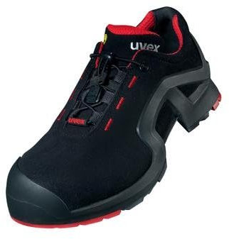 8524 Sicherheitshalbschuh schwarz/rot S3 PUR W10, Gr.43