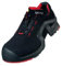 8524 Sicherheitshalbschuh schwarz/rot S3 PUR W10, Gr.43
