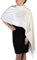 Pashmina Shawls and Wraps for Women - Ideal for Summer Weddings and Special Events - Cream