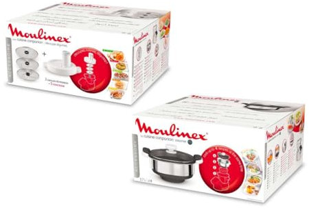Moulinex Kit Accesorios vaporizador Cortador Verduras Cuisine Companion Robot