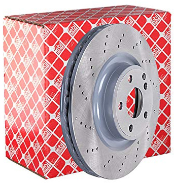 febi bilstein 44008 Brake Disc (1 Brake Disc) front, perforated / internally ventilated, No. of Holes 5