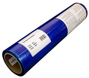 Handelskönig Malerfolie Schutzfolie blau Abdeckfolie 100 cm x 100 m Fensterschutzfolie Fassadenschutzfolie Folie Oberfächenschutzfolie für Innen- und Außenanwendungen rückstandsfrei abziehbar