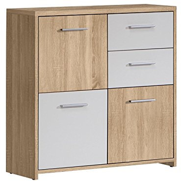 möbelando Kommode Schrank Anrichte Sideboard Beistellschrank Highboard Odessa II