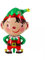 Folienballon Weihnachten -Weihnachtself, ca. 59 x 98,5 cm - Groß XL Weihnachtsmann Weihnachstabaum Helium Folienluftballon Luftballon Weihnachtsfeier Party Deko Kopper-24 Dekoration Elf Santa