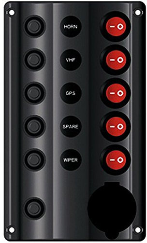 OSCULATI Pannello Elettrico Wave 5+Presa Accendino