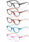 EFE Gafas de Lectura Presbicia Valor Pack 5 Hombre Mujer Unisex con Diseño de Patrón de Templo de Moda Buena Vision Anti Luz Azul Calidad Bisagras de Resorte Lectores 1.5