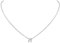 Suplight Damen Collier Silber 925 3D Buchstabe N Anhänger mit Rolokette 45cm/1,5mm Minimalistische Initiale Schlüsselbeinkette platiniert Schmuck Geschenkidee für Valentinstag