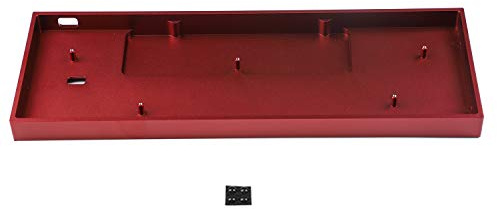 Anne Pro 2 eloxiertes Aluminium CNC Gehäuse Gummifüße Schrauben (Weinrot)