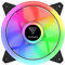 GAMDIAS AEOLUS M2-1201 RGB Fans 120mm, Case Fan,Case Fan Kit, Customize Addressable RGB LEDs, Hydraulic bearing, Up to 1,200 RPM, 1 pack