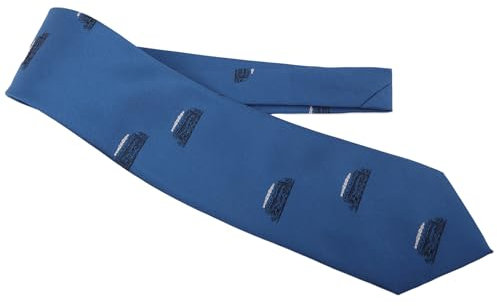 Zunftbedarfde Eisenbahn Geschenk Krawatte Dampflok blau