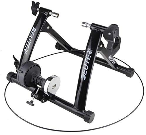 Rouleau d'entraînement pour vélo avec fermeture à dégagement rapide et système élévateur roue avant