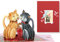 Liebessa 3D Pop-Up Katzen-Grußkarte – Exklusive, handgemachte Romantik mit schmusenden Katzen für Liebeserklärungen, Valentinstag, Geburtstag, Jahrestag & Verlobung