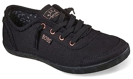 Skechers Women's Bobs B Cute Sneaker, Black, 7 UK