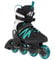 K2 Kinetic Damen Inline-Skates 80, schwarz/türkis, 11.0