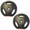FXR Sports Tri Grip Vinyl 5kg Weight Plates - Pair