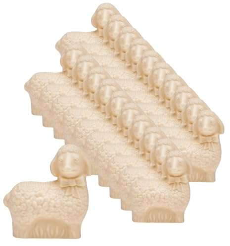 20x 30 g Kleines Lamm - weiße Schokolade/Osterhase/Schokolade/Oster-Schokolade/verschiedene Figuren zur Auswahl/Ostern