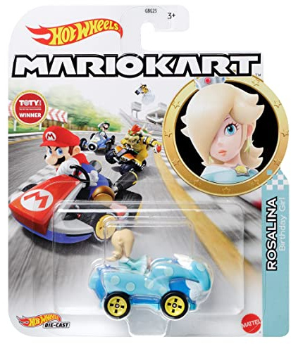 Hot Wheels Mario Kart Rosalina Birthday Girl diecast